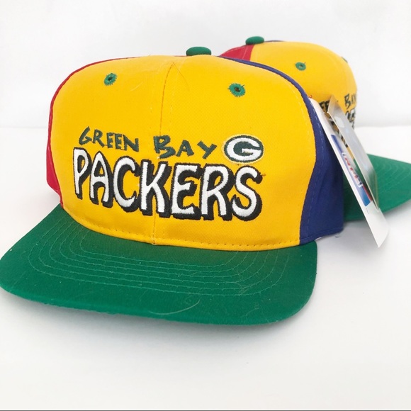 SET 2 GREEN BAY PACKERS 🏈 🧢 NFL Football HAT CAP kids youth NWT Vintage ? - Picture 5 of 6